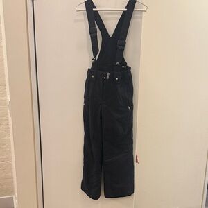 Bogner Black Ski Overalls for kids